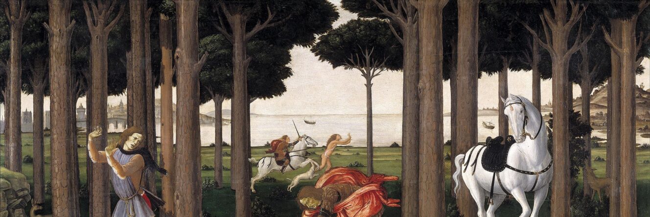 Boccaccio e Botticelli nella pineta di Classe